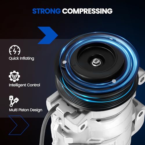 SYKRSS 178313 Air Conditioning AC Compressor with Clutch by SYKRSS - Used condition - Image 6