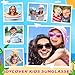 Joycover Kids Sunglasses Bulk, 12 Pack Neon Sunglasses for Kids Boys Girls Age 3-8, UV400 Protection, Perfect for Parties & Gifts
