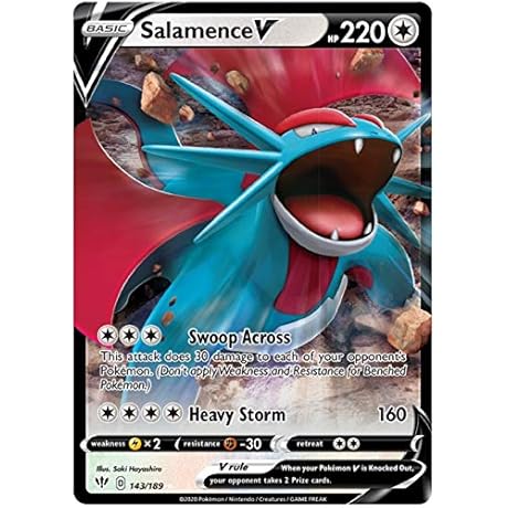 Pokemon - Salamence V - 143/189 - Ultra Rare