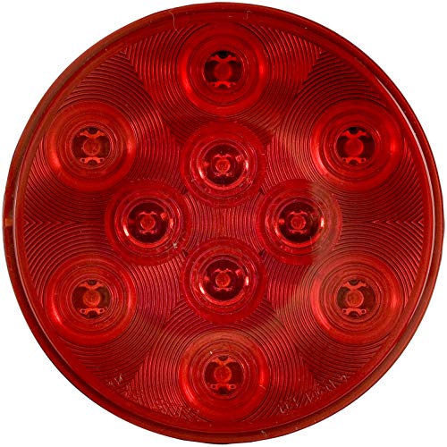 Luz LED roja redonda sellada 4 pulgadas Optronics miniatura 2