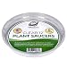Clear Plant Saucers - 12 Inch - Excellent For Indoor & Outdoor Plants (5 Pack)
