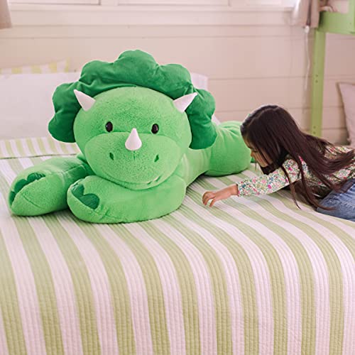 Animal Adventure | Sqoosh2Poof Giant, Cuddly, Ultra Soft Plush Stuffed Animal With Bonus Interactive Surprise - 44" Dinosaur #TOP6