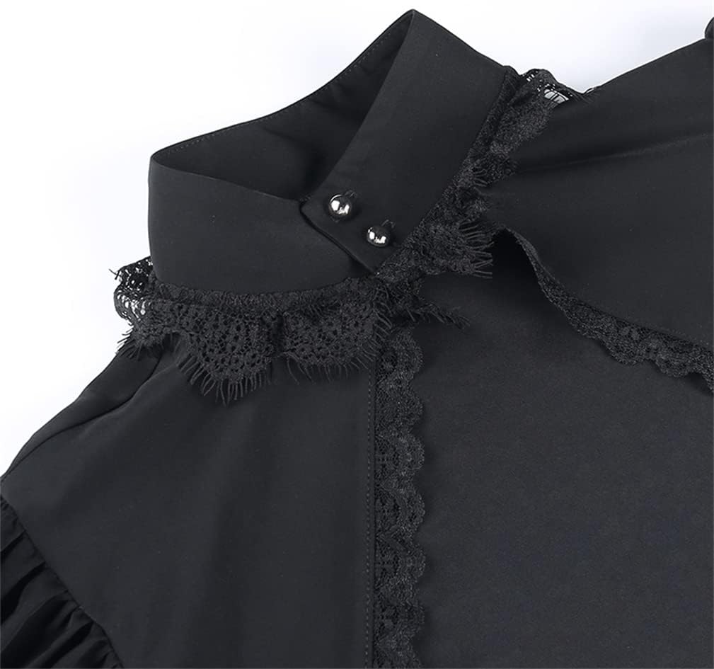 Goth Shrug Black Gothic Victorian Shrugs Crop Top For Women - Image 6