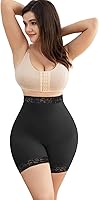 Vista 2 de KELLYLEE Ropa interior moldeadora para mujer con control de abdomen, cintura alta, levanta glúteos, pantalones cortos de compresión, ropa