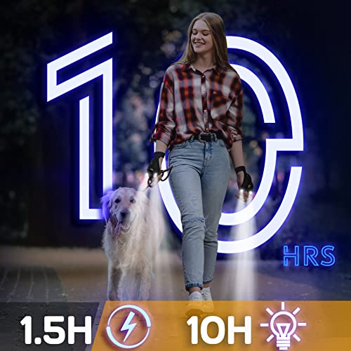 Rechargeable Led Flashlight Gloves With Lights - Father's Day Gifts For Dad Men Husband From Daughter Son Wife Handsfree Light Gadgets For Fishing Camping Stocking Stuffers Birthday Gift For Men Women #TOP7