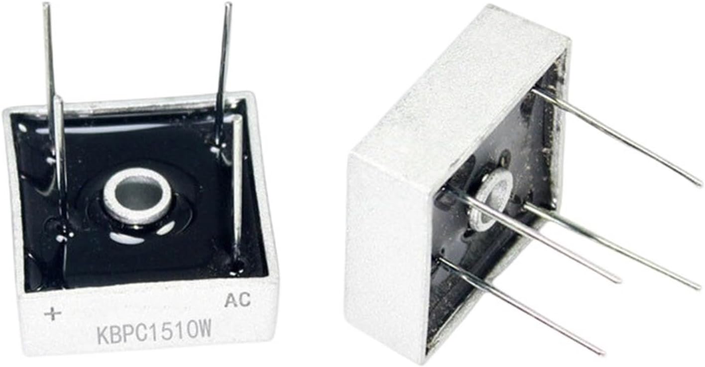 3/10/20/50/100Pcs KBPC1510W Bridge Rectifier DIP-4 Square Bridge 15A/1000V(10Pcs)