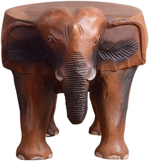 Minimalist Fashion Creative Small Animal Elephant Stool Kids Adult Doorway Shoe Changing Stool for Home/Office/Living or Bedroom Decor Casual/10 Inches