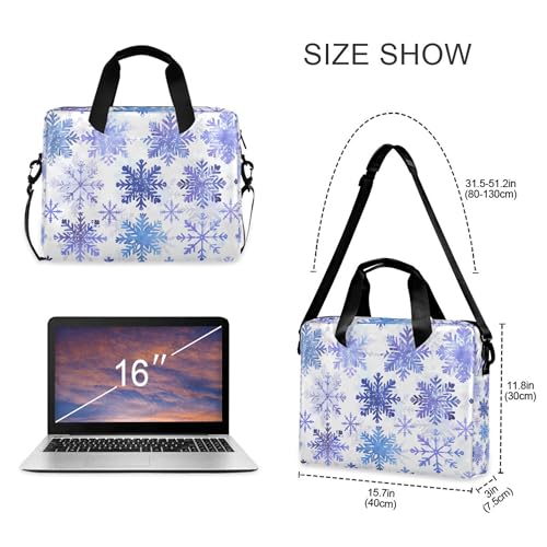 Funda morada para laptop ALAZA con múltiples compartimentos miniatura 4