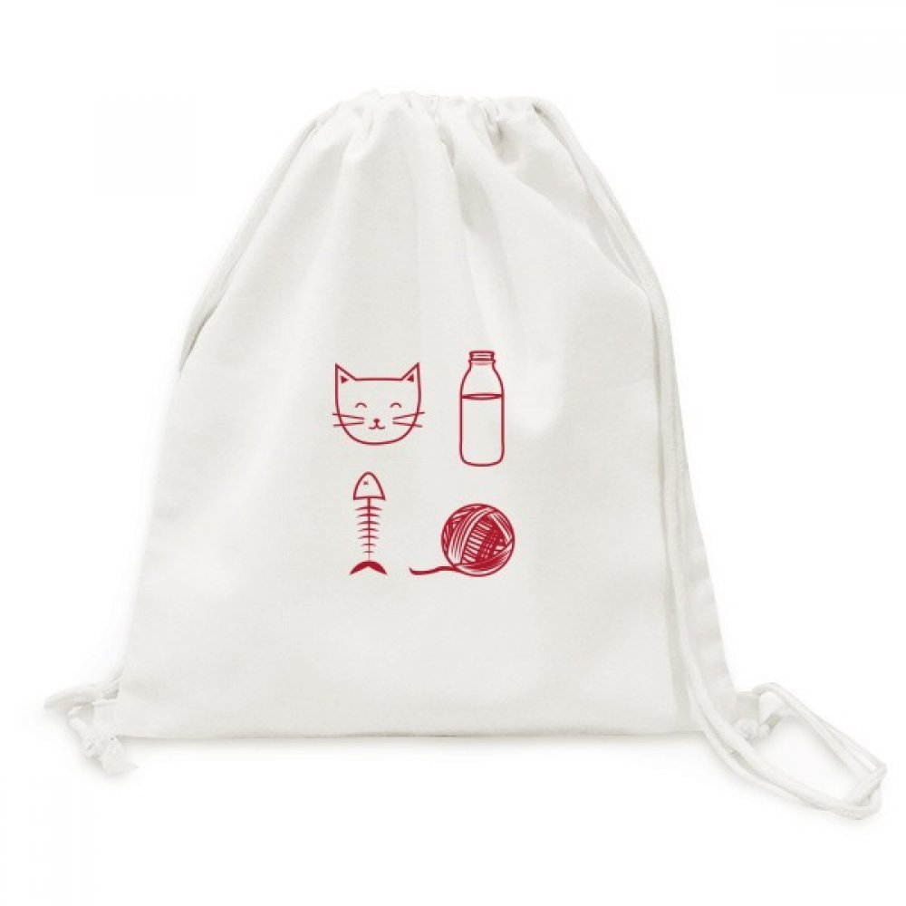 Sac cordon poisson chat en bouteille de laine voyage DIYthinker - 5