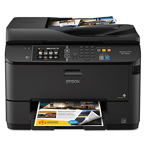 Epson Workforce Pro WF-4630 Wireless Color All-in-One Inkjet Printer with Scanner and Copier, Amazon Dash Replenishment Ready