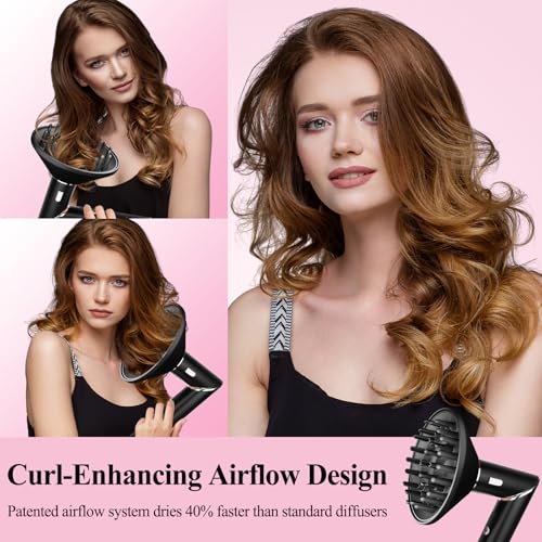 Diffuseur compatible Shark FlexStyle l'accessoire routine matinale rapide pour cheveux boucles