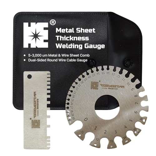 Cosmostar Stainless Steel Welding Gauge Set (2 Pcs)
