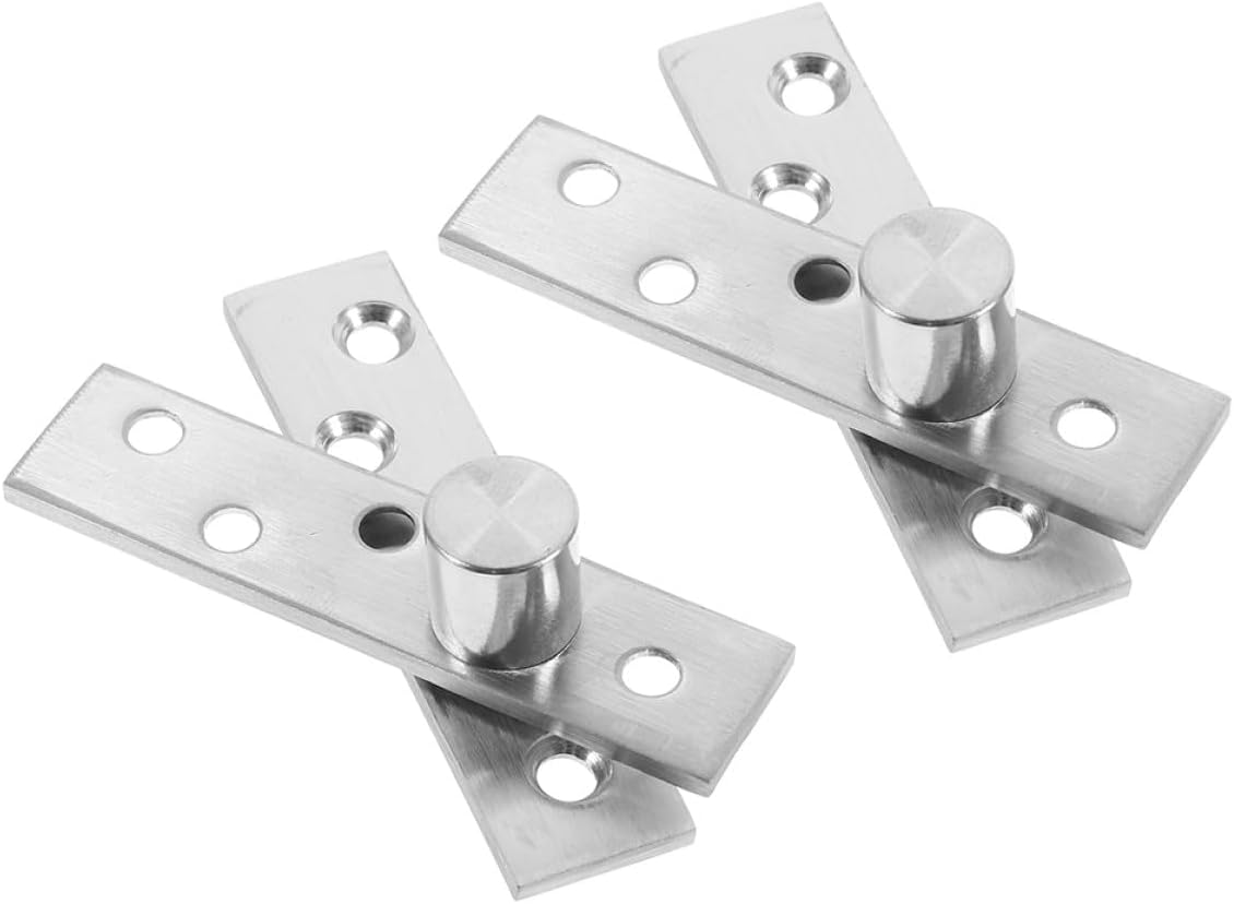 Pivot Door Hinge 2 Pairs Stainless Degree Rotation