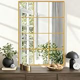 Facile à installer : le miroir suspendu est équipé de crochets de suspension intégrés et d'accessoires de montage, ce qui facilite l'installation sur une variété de surfaces murales.