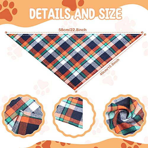 50 pcs bandanas for dogs plaid dog bandana washable puppy bandana triangle dog drool bibs dog hankerchief girl comfortable scarfs for small medium large dogs girl boy pet accessories 3 50 pcs bandanas for dogs plaid dog bandana washable puppy bandana triangle dog drool bibs dog hankerchief girl comfortable scarfs for small medium large dogs girl boy pet accessories - image 4