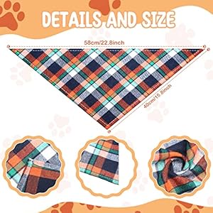   50-Pcs-Christmas-Bandanas-for-Dogs-Plaid-Dog-Bandana-Washable-Puppy-Bandana-Triangle-Dog-Drool-Bibs-Dog-Hankerchief-Comfortable-Scarfs-for-Small-Medium-Large-Dogs-Girl-Boy-PET-Accessories