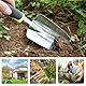 2 Stück Gartenschaufel, Gartengeräte, Gartenkelle, Metall-Werkzeugschaufel, Mini-Werkzeugschaufel, Mehrzweck-Gartenschaufel, Outdoor-Grabwerkzeug, Garten-Unkrautwerkzeug