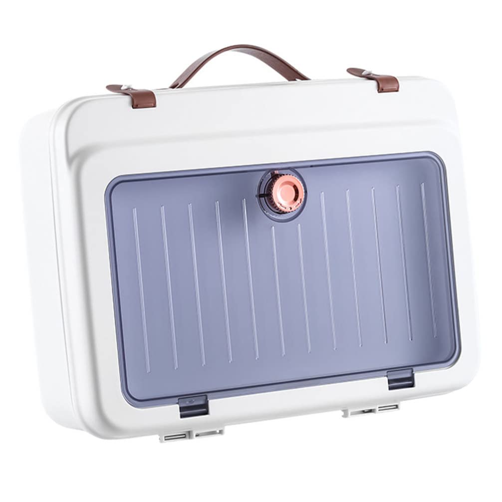 Veemoon Scatola Portadocumenti in Materiale Di Custodia Portatile Per Documenti Cartacei Borsa Organizzatrice Multistrato Per Ufficio e Casa Resistente e Non Facile Da Rompere e Deformare