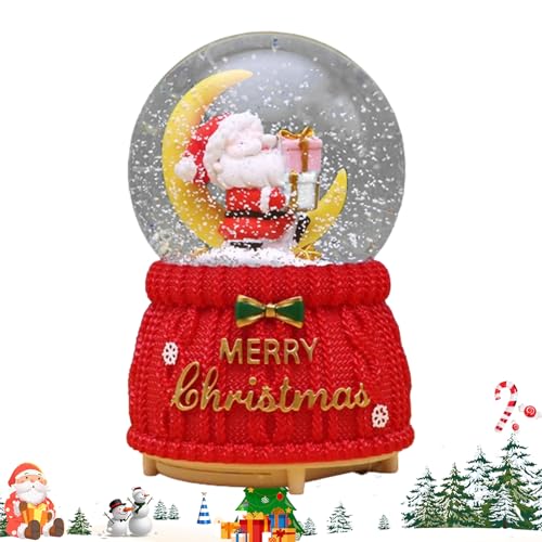 Decoración iluminada de Navidad con efecto de nieve ideal para regalar a amigos 2