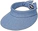 Simplicity Women SPF 50+ UV Protection Wide Brim Beach Sun Visor Hat,Denim Blue