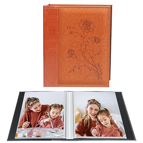Miaikoe Small Photo Album 6x4 2 Packs, Each Pack Holds 50 Vertical Pictures