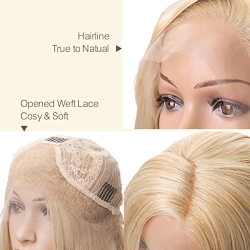 Golden Lace Front Wig Luckyfine Long Loose Curly Long Loose Curly Wig, Natural Replacement Full Wigs for Women Wavy Fashion Long Synthetic Wigs,Heat Resistant Synthetic Fiber Wigs Side Middle Part 24'