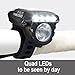 Cygolite Dash– 460 Lumen Bike Light– 5 Night & 3 Daytime Modes– Compact & Durable– IP64 Water Resistant– Sturdy Flexible Mount– USB Rechargeable Headlight– for Aero Road & Commuter Bicycles