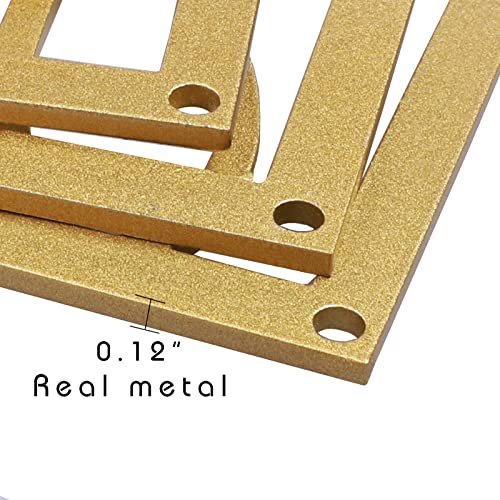 Large Gold Wall Decor For Bedroom, 23.6X15.7 Inches Modern Wall Decor Minimalist Metal Wall Art Abstract Female Line Art Room Decor Gold Wall Accent Decor For Living Room Home Decor Wall Sculptures For Bathroom #TOP5