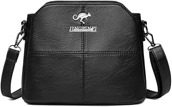 Bolsa Feminina Transversal de Couro, Bolsa Tiracolo Média ou Pequena, Estilo Carteiro, Bolsa de Lado Feminina Elegante, Bolsas Femininas de Mão e Ombro Casuais