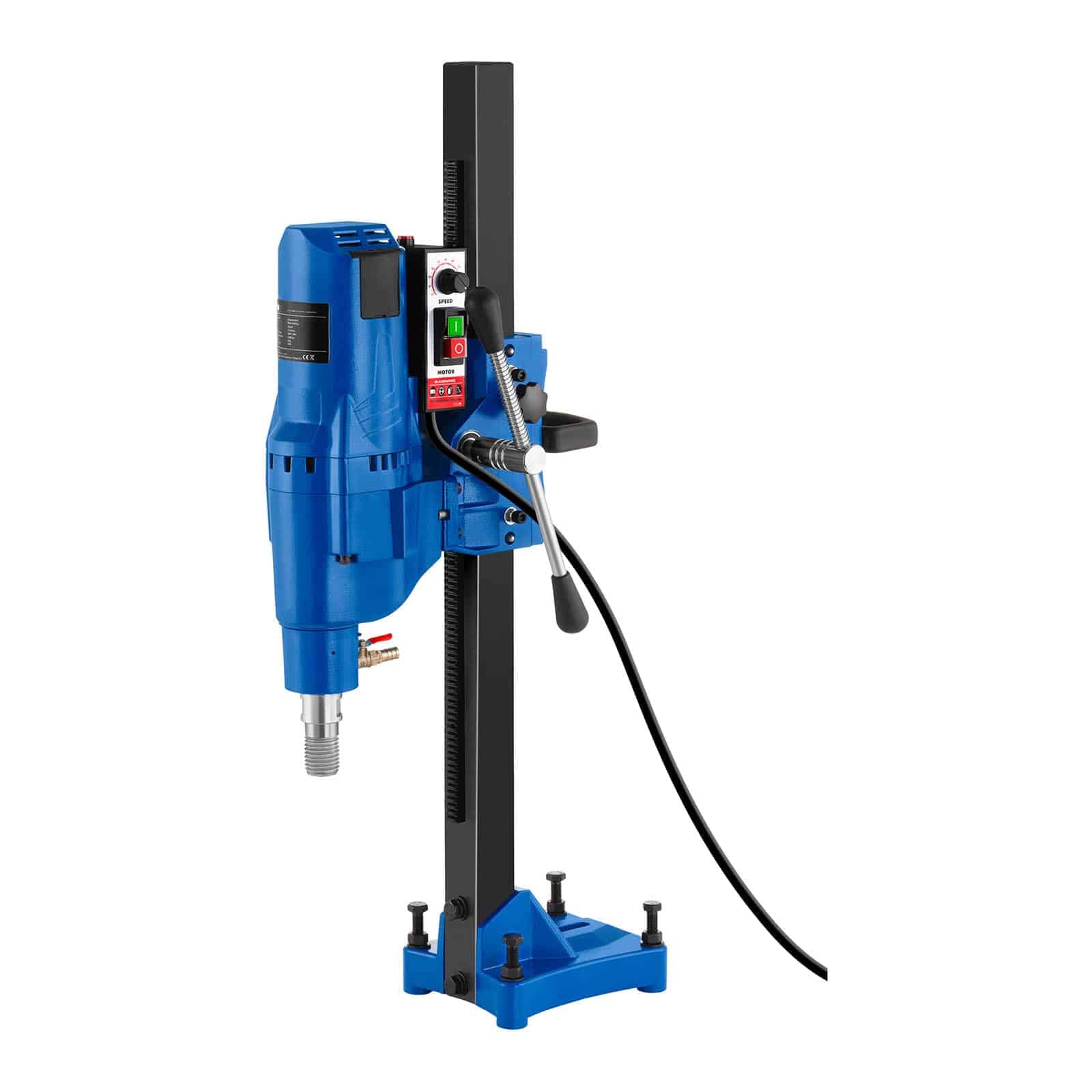 MSW Kernbohrgerät Magnetbohrmaschine Kernbohrmaschine MSW-DDM255 (3300 W, 580 U/min, Bohrdurchmesser max. 255 mm)