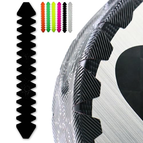 EBBOM Protector Pala de Padel Vinilo Calandrado - Pack 1/2 - Incluye Limpiador de Pala - Extrema Protección Todas Las Palas - Padel Accesorios - Protector Padel Dentado - 60x420mm (1, Black)