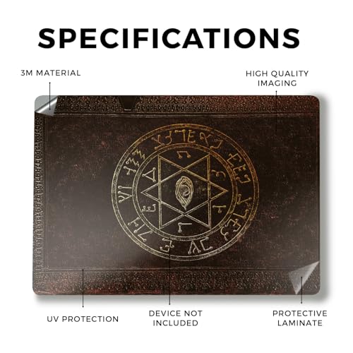 Image of Laptop Skin Compatible with Alienware M18 R2 (2024) - Tome - Premium 3M Vinyl Protective Wrap Decal Cover - Easy to Apply | Crafted in The USA by MightySkins