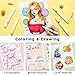 Ohuhu Markers for Adult Coloring Books No Bleeding 64 Colors Water-based Coloring Markers Dual Tips Drawing Pens for Kids Adults Beginners Lettering Journaling (Brush & Fine)