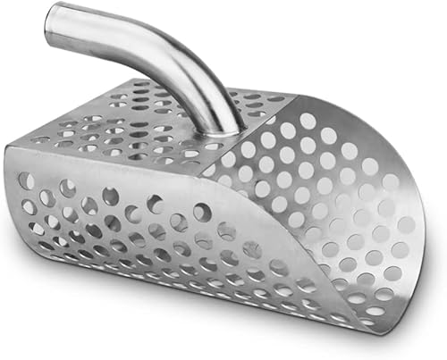 Metal Detector Accessories Sand Sifter for Both Kids and Adults, Metal Detector Sand Scoop, Sand SpoonMetal Detector Shovel for Beach Digging, Beach