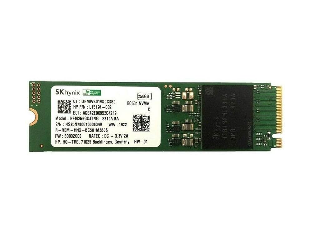 Amazon | CUK Hynix BC501 256GB M.2 2280 PCIe NVMe 内蔵