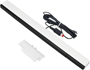 Sensor Bar, Infrared LED Replacement Sensor Bar with Clear Stand, Compatible for Precise Motion Tracking and Gaming, Sensor Bar USB