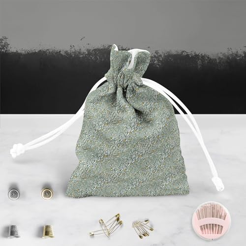 Image of ArtzFolio Flying Leaves D3 | Pouch Wrist Potli Bag | Bag for Weddings & Casual Parties