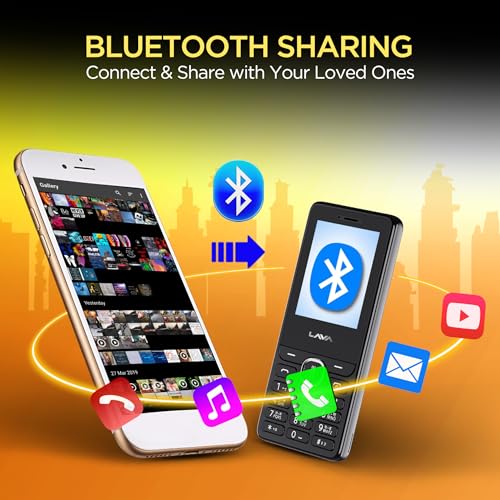 Image of Lava A2 Smart (2025) Dual SIM Keypad Mobile Phone - 2.4'' Big Display | Built-in UPI Payments | 1200mAh Battery | Bluetooth Feature | Camera | Auto Call Recording | and 9 Regional Languages - Black