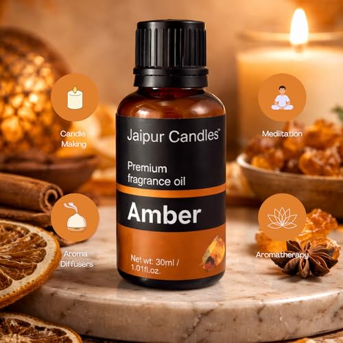 Image of Fragrance Oil | 30 ml | Aroma Oil for Home Fragrance | Best for Aromatherapy | Use in Diffusers, Candles, Air Fresheners (30ML, Amber)
