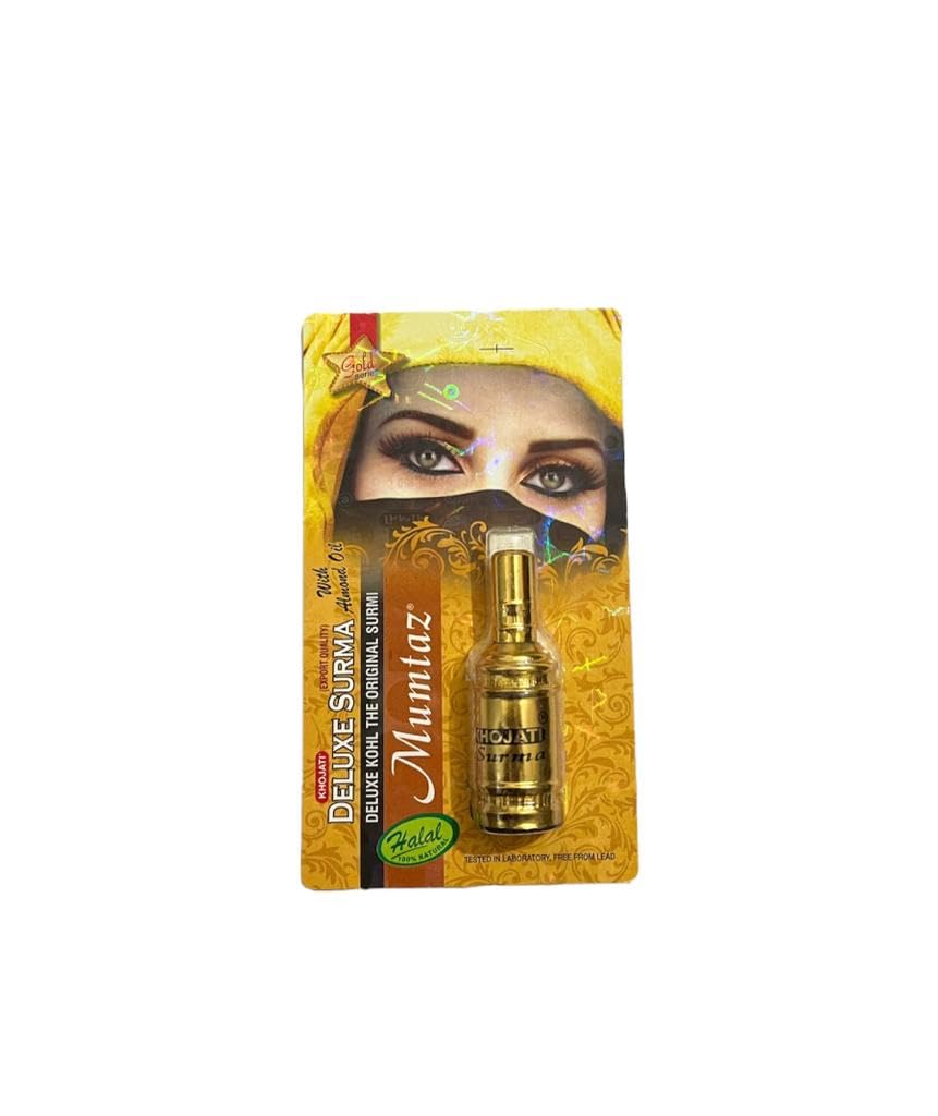Textsoft Natural Black Surma, Delux Surma, Long Lasting Smudgeproof & Waterproof, Natural Black Kajal Powder(Pack Of 1)