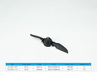 Vista 12 de Viloga Hélice plegable RC de 15.5 × 9.5 pulgadas con tamaño giratorio D51 × H40 mm, y diámetro del eje del motor φ5.0 con plástico de nailon