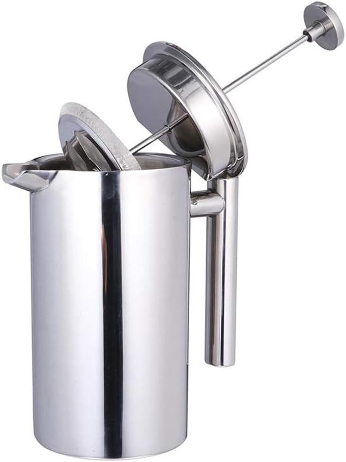 Stainless Steel French Press Coffee Maker 800ml Easy Clean Tea Pot with Filter - axGear