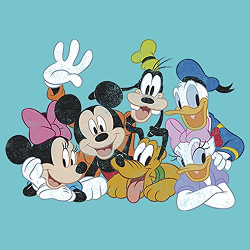 Disney Characters Mickey Group Girl's Solid Crew Tee2