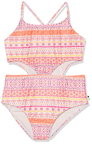 Lucky Brand Girls' One-Piece and Two-Piece Bikini Swimsuits with UPF 50+ Sun Protection, Quick Drying Bathing Suit