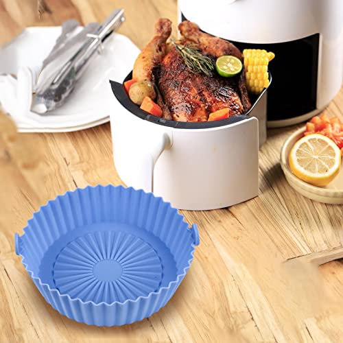 Panela de silicone Air Fryer | Acessórios reutilizáveis para fritadeira a ar de silicone | Forros de