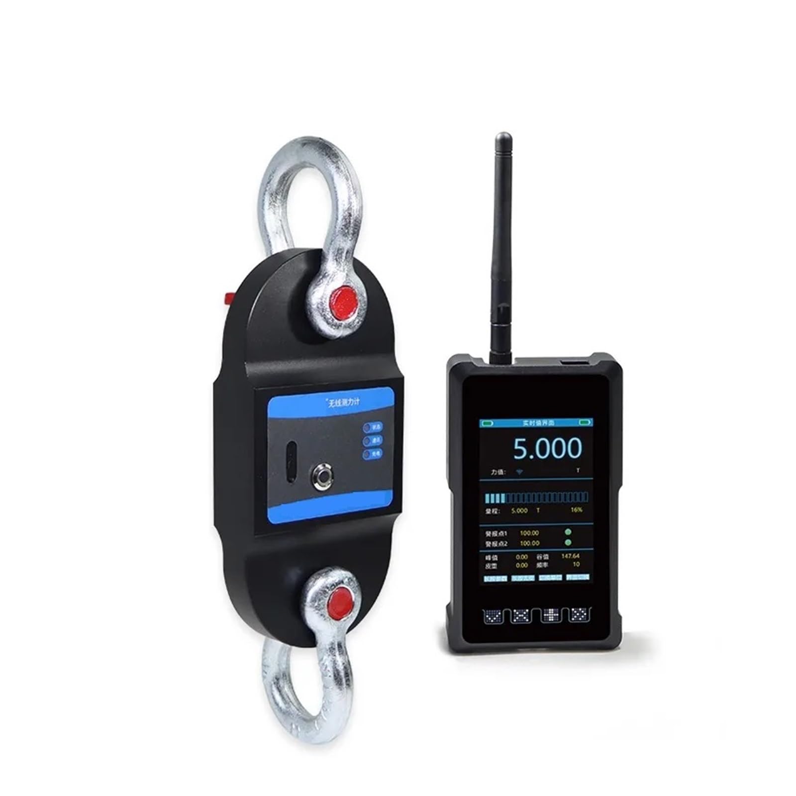 Dynamometer, 1T Auto Physical Chassis Dynamometer Force Measuring Instruments Tension Digital Force Gau Load Cell Indicator