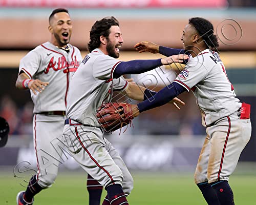 SPORTSPHOTOSUSA Dansby Swanson & Ozzie Albies Atlanta Braves World Series Champions 8X10 Photo