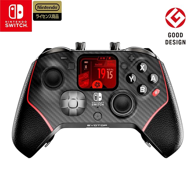 Amazon.co.jp: EVOTOP Black ゲームコントローラー Nintendo Switch/PC