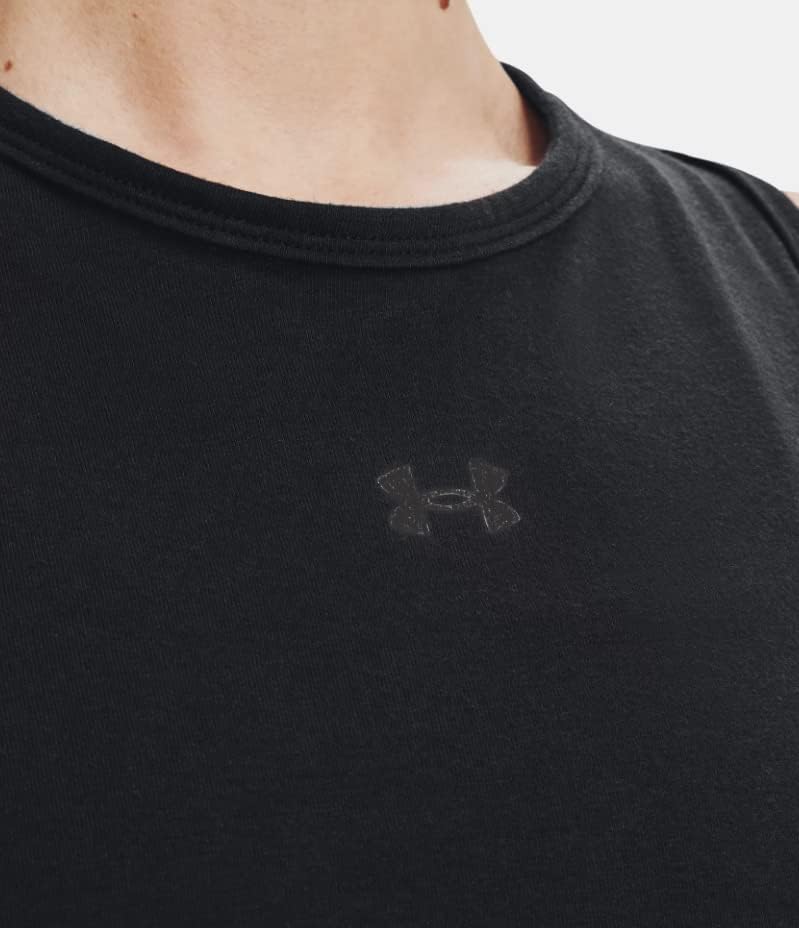 Under Armour Women's UA HeatGear Muscle Tank, Black - Large