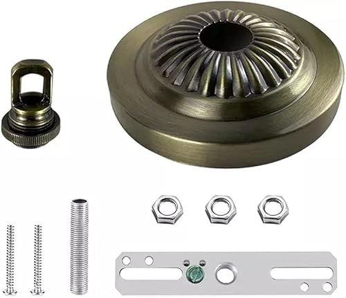 Miniatura 3 de UD Kit de toldo de 5 pulgadas con accesorios de cadena de luz colgante de 6 pies, incluye accesorios de montaje para lámparas de araña o lámparas de
